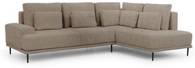 Γωνιακός καναπές Κρεβάτι Niki, μπέζ 277x93x200cm-Δεξιά γωνία-BOG5234