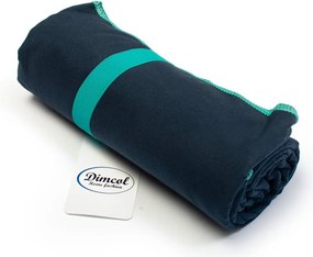 Πετσέτα Γυμναστηρίου (50x80) Dimcol Quick Dry Navy Blue-Turquoise