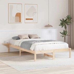 vidaXL Σκελετός Κρεβατιού Καφέ 120 x 200 cm Καφέ