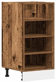 vidaXL Κάτω ντουλάπι Riga Παλιό ξύλο 40x44,5x81,5 cm