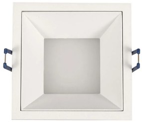 Spot Led Χωνευτό Kris 6961-02-251 3000K 930lm 10,6x5,8cm White Fabas Luce Τετράγωνο