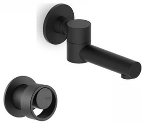Armando Vicario Halo Black Matt Περιστρεφόμενο Στόμιο +Μίκτης εντοιχισμού 1 εξόδου