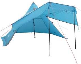 vidaXL Σκηνή Κάμπινγκ Tipi 5 Ατόμων Αδιάβροχη Μπλε