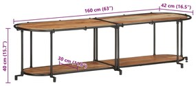 ΈΠΙΠΛΟ ΤΗΛΕΟΡΑΣΗΣ 160X42X40 ΕΚ. ΑΠΟ ΜΑΣΙΦ ΞΥΛΟ ΑΚΑΚΙΑΣ 4013492