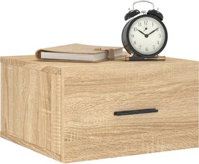 vidaXL Κομοδίνα Επιτοίχια Sonoma Δρυς 35 x 35 x 20 εκ.