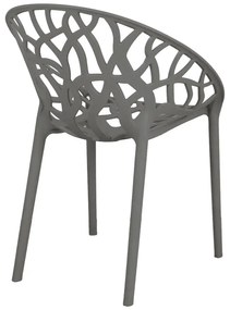 Πολυθρόνα Daren pp σε ανθρακί απόχρωση 59x60x79,5εκ
