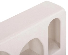 ΡΑΦΙ ΤΟΙΧΟΥ ΣΕΙΡΑ SANTORINI  MDF ΣΕ ΥΠΟΛΕΥΚΟ 120x18x60Υεκ.