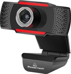 WEB κάμερα POWERTECH PT-1078 2.0MP Full HD (1920 x 1080) Plug &amp; Play 1.35m μαύρη