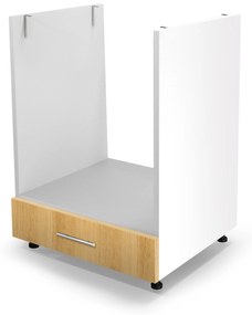 VENTO DP-60/82 cargo cabinet, color: white / honey oak DIOMMI V-UA-VENTO-DP-60/82-D.MIODOWY