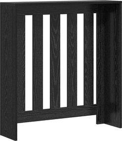 vidaXL Καπάκι Καλοριφέρ Μαύρη Δρυς 78 x 20 x 82 cm Επεξεργασμένο Ξύλο