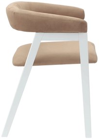 vidaXL Καρέκλες φαγητού 2 pcs Λευκό 54 x 57 x 73 εκ