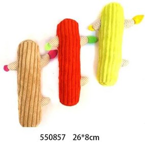 Λούτρινο παιχνίδι σκύλου - 26x8cm - 12pcs - 550857