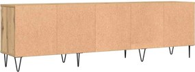 vidaXL Έπιπλο Τηλεόρασης τεχνίτης Δρυς 150x30x44,5 εκ.