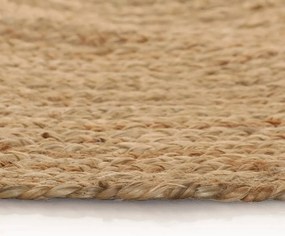 vidaXL Χαλί Πλεκτό Στρογγυλό 150 εκ. από Γιούτα