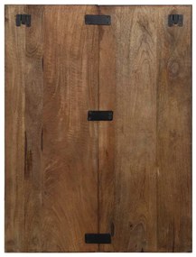vidaXL Κομοδίνο Πολύχρωμο ντουλάπι 60x32x80cm Στερεό ξύλο αναγεννημένο