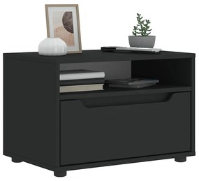 ντουλάπι τηλεόρασης vidaXL "VISNES" Μαύρο 60x40x38 cm Ξύλινη κατασκευή