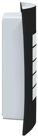 vidaXL Επιτοίχιο φωτιστικό εξωτερικού χώρου 2 pcs Μαύρο