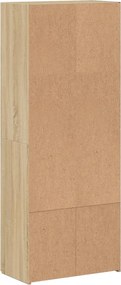 vidaXL Αρχειοθήκη Sonoma Δρυς 60x32x153 εκ. από Επεξεργασμένο Ξύλο