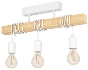 Φωτιστικό Οροφής - Ράγα 33166 Townshend Eglo Steel,Wood