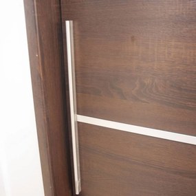 Ντουλάπα Δίφυλλη Ilona Σοκολά 180x61x215εκ MDF - TO-ILO180W