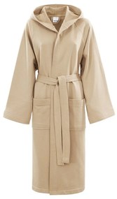 Μπουρνούζι Jersey Με Κουκούλα Beige Bassetti