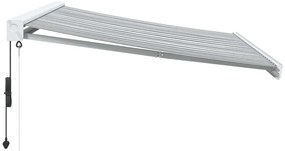 vidaXL Τέντα Πτυσσόμενη Ανθρακί / Λευκή 3 x 2,5 μ. Ύφασμα / Αλουμίνιο