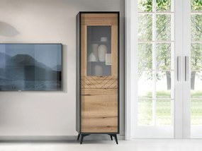 Βιτρίνα Jasmine - 54.00Χ39.00Χ178.00cm