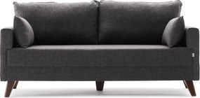 Διθέσιος Καναπές Ανθρακί BELLA 81x177x85