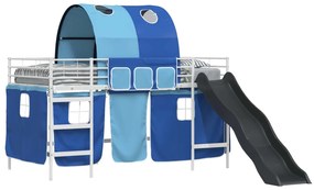 vidaXL Λευκό και Μπλε 90 x 200 cm