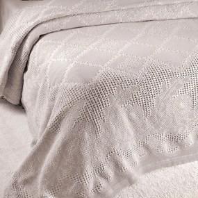 Κουβέρτα ΣΧ.573 Beige Down Town Μονό 170x240cm 100% Cotton