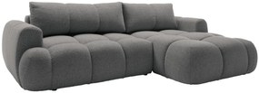 Γωνιακός καναπές Mitto-Gkri Skouro-Δεξιά - 270.00Χ173.00Χ85.00cm