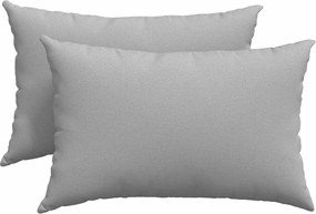 vidaXL Μαξιλάρι Καναπέ 2 pcs Σκίουρος Γκρί 60 x 40 cm ύφασμα