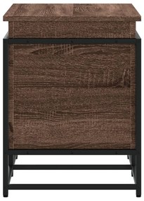 Κουτί Αποθήκευσης με Καφέ Δρυς 100x40x51,5 εκ. Επεξ. Ξύλο - Καφέ