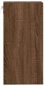 vidaXL κρεμαστό ντουλάπι Riga καφέ δρυς 40x29,5x60 cm Ξύλο μηχανής