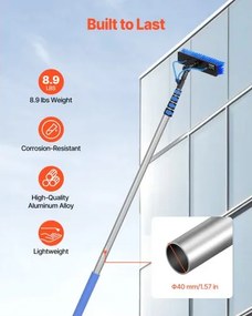 VEVOR Water Fed Pole Kit 9m Solar Panel Cleaning Pole with Extendable Handle