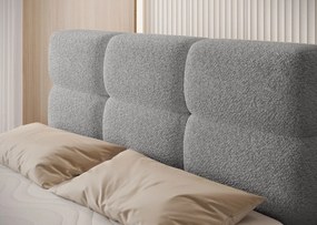 Επενδυμένο κρεβάτι Padion-Γκρι-120 x 200