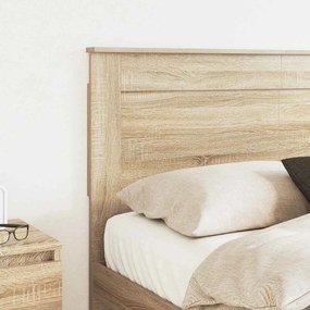 vidaXL Κεφαλάρι με κεφαλάρι Δρύς Sonoma 120 cm Επεξεργασμένο ξύλο