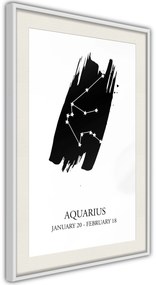 Αφίσα - Zodiac: Aquarius I - 40x60 - Χρυσό - Χωρίς πασπαρτού