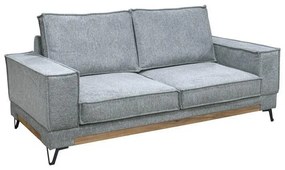 Διθέσιος Καναπές Loftio Fylliana με Ύφασμα Γκρί 190x95x89εκ 190x95x89 εκ.