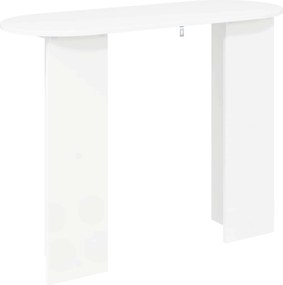vidaXL Τραπέζι κονσόλας Λευκό 100 x 39,5 x 75 εκ Επεξεργασμένο Ξύλο