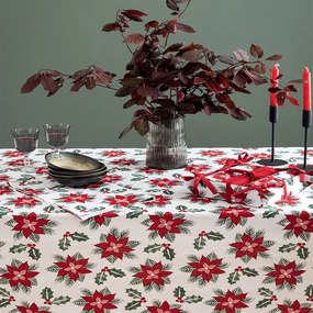 Τραπεζομάντηλο Χριστουγεννιάτικο CC101 Green-Red Palamaiki 140X220