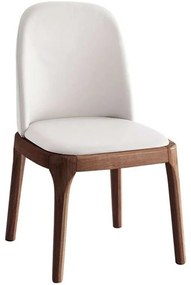 Καρέκλα Vista Ε797,1 57x46x88cm Ecru Ξύλο,Τεχνόδερμα