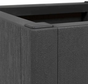vidaXL Γλάστρα Κήπου Ανθρακί 36 x 36 x 35 εκ. Πολυπροπυλένιο