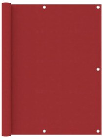 Διαχωριστικό Βεράντας Κόκκινο 120 x 400 εκ. Ύφασμα Oxford