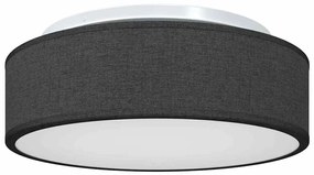 vidaXL Λάμπα Οροφής Μαύρο 38 x 13.5 εκ. ύφασμα