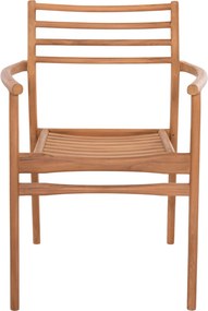 ΠΟΛΥΘΡΟΝΑ MOOSEN HM9936 ΜΑΣΙΦ ΞΥΛΟ TEAK ΣΕ ΦΥΣΙΚΟ 59x60x78,5Υ