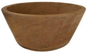 Κασπώ Διακοσμητικό Paulownia 00.07.7547D Φ33x13cm Ξύλινο Natural Wood