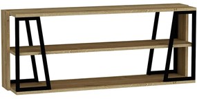 Έπιπλο Τηλεόρασης Lissa Rafli 550ARN3436 123,6x30x48,6cm Oak-Black