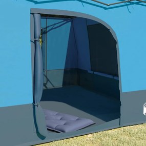 vidaXL Εσωτερική σκηνή 6 ατόμων Μπλε ταφτάς