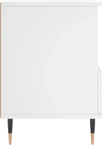 vidaXL Κομοδίνο Λευκό 40 x 35 x 50 εκ. από Επεξεργασμένο Ξύλο